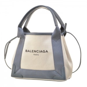 バレンシアガ BALENCIAGA バッグ 2017年秋冬新作 NAVY CABAS XS ネイビーカバス 2WAYハンドバッグ グレー系 390346 AQ3...