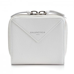 バレンシアガ BALENCIAGA 371662 ミニ財布 ペーパー PAPIER ZA BILLFOLD 二つ折り財布 ホワイト 371662 DLQ0N 9...