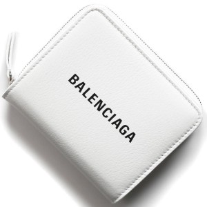 バレンシアガ BALENCIAGA 二つ折り財布 エブリディ/EVERYDAY ビルフォールド/ZA BILLFOLD ブランホワイト&ブラック 551933 DLQ4N 9060 レディース