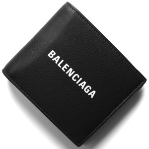 バレンシアガ BALENCIAGA 二つ折り財布 エブリディ/EVERYDAY ブラック 487435 DLQHN 1060 メンズ レディース