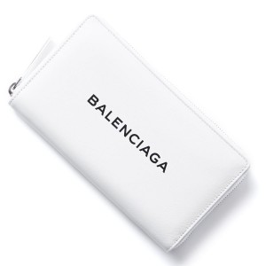 バレンシアガ BALENCIAGA 長財布 【EVERYDAY：エブリデイ】 490625 dlq4n 1000 ブラック×ホワイト BLANC OPTIQUE/NOIR