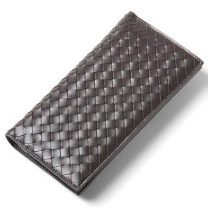 ボッテガヴェネタ BOTTEGA VENETA 二つ折長財布入れ 272541 V4651 2040 カーフスキン ダークブラウン