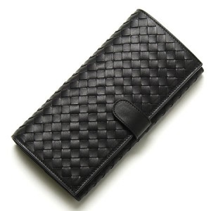 ボッテガヴェネタ BOTTEGA VENETA 長財布 イントレチャート/INTRECCIATO ブラック 134075 V001N 1000 メンズ