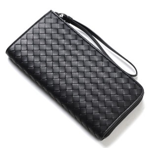 ボッテガヴェネタ 長財布 L字ファスナー クラッチバッグ ブラック 244823 V001N 1000