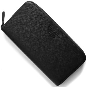 プラダ PRADA 長財布 サフィアーノ/SAFFIANO シャイン/SHINE ブラック 1ML506 2EBW F0ES9 メンズ レディース