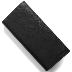プラダ PRADA 長財布 サフィアーノ/SAFFIANO ブラック 2MV836 PN9 F0002 メンズ
