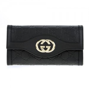 GUCCI グッチ レディース スーキー SUKEY 2つ折長財布 ブラック 282434 AA61G 1000