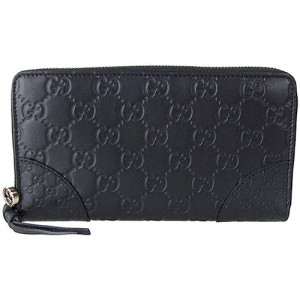 グッチ財布 GUCCI 長財布 レディース bree グッチッシマ ラウンドファスナー ブラック 323397 AOOJG 1000