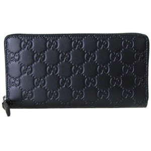 グッチ GUCCI 長財布 ラウンドファスナー AVEL アヴェル GGレザー グッチシマ ブラック 307987 CWC1R 1000