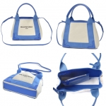 バレンシアガ BALENCIAGA バッグ NAVY CABAS XS 2WAYハンドバッグ 390346 AQ38N 4281 