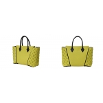 LOUIS VUITTON　ルイヴィトン　トートW PM ピスタッシュ　M94337　ハンドバッグ　ヴォ―カシミール/カーフレザー ライトグリーン
