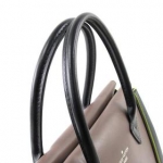 LOUIS VUITTON M94481 トートW PM キュイール・オルフェーヴル トートバッグ スエード/カーフスキン ブラック×ブラウン×イエロー
