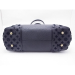 LOUIS VUITTON ルイヴィトン トートW GM 黒(ノワール) ブラック ハンドバッグ カーフレザー×ヴォーカシミール M94480