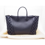 LOUIS VUITTON ルイヴィトン トートW GM 黒(ノワール) ブラック ハンドバッグ カーフレザー×ヴォーカシミール M94480