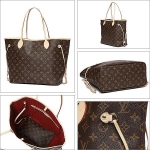 ルイ ヴィトン　VUITTON　モノグラム ネヴァーフルMM　ポーチ付き　フューシャ　M40996　