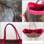 ルイヴィトンlouis vuitton モノグラム イカット・フラワー ネヴァーフル GM ローズアンディアン M40876