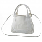 バレンシアガ BALENCIAGA 390346 ネイビー カバ xs トート キャンバス NAVY CABAS XS 2WAYハンドバッグ ホワイト 390346 9DH1N 9090