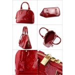 ルイヴィトン LOUIS VUITTON ヴェルニ 2WAYハンドバッグ ポムダムール M91606 
