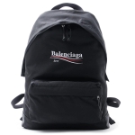 バレンシアガ BALENCIAGA バックパック ブラック メンズ リュック バッグ アクティブ アウトドア 街バッグ おしゃれ 黒 ロゴ 459744 9d0e5 1000