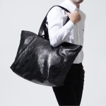 バレンシアガBALENCIAGA トートバッグ ブラック メンズ トート バッグ 大容量 ビッグサイズ 黒 レザー 本革 週末 外泊 457627 aou22 1000