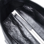 バレンシアガBALENCIAGA トートバッグ ブラック メンズ トート バッグ 大容量 ビッグサイズ 黒 レザー 本革 週末 外泊 457627 aou22 1000