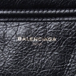 バレンシアガBALENCIAGA トートバッグ ブラック メンズ トート バッグ 大容量 ビッグサイズ 黒 レザー 本革 週末 外泊 457627 aou22 1000