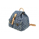 ルイ・ヴィトン LOUIS VUITTON　サック・ア・ドGM（バックパック/リュック）　モノグラム・デニム　ブルー　M95056