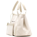 バレンシアガ BALENCIAGA トートバッグ ネイビーカバス NAVY CABAS S ナチュラル 339933 AQ38N 9281 