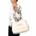 バレンシアガ BALENCIAGA トートバッグ ネイビーカバス NAVY CABAS S ナチュラル 339933 AQ38N 9281 
