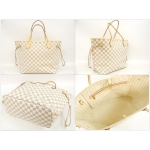 ルイヴィトンスーパーブランド トートバッグ ダミエアズール ネヴァーフルMM N51107 LOUIS VUITTON ヴィトン バッグ