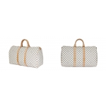 ルイヴィトンブランド Louis Vuitton キーポル50 ハンドバッグ ボストンバッグ ダミエアズール N41430
