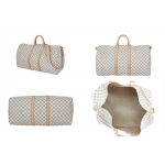 Louis Vuitton　ダミエ アズール キーポル バンドリエール 55 ストラップ付 ボストンバッグ N41429 