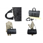 ルイヴィトンボストンバッグ ダミエグラフィット キーポル・バンドリエール45 旅行用バッグ N41418 LOUIS VUITTON ヴィトン バッグ メンズ