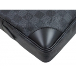 ルイヴィトンバッグ　LOUIS VUITTON　ヴィトン　ダミエ・グラフィット　LV　メンズ　ブリーフケース　ビジネス　ポルト ドキュマン・ヴォワヤージュ　N41125