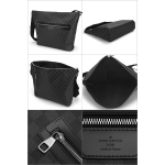 LOUIS VUITTON ルイヴィトンミック GM N41105ダミエ グラフィット メンズ メッセンジャーバッグ ショルダーバッグ