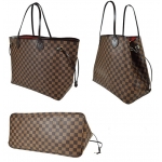 ルイヴィトン　LOUIS VUITTON ネヴァーフルＧＭ　N51106　ダミエ　エベヌ　レディース　トートバッグ　