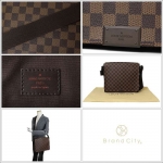 ルイヴィトン Louis Vuitton ダミエ メッセンジャーバッグ「ディストリクトMM」/N41212