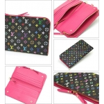 LOUIS VUITTON ルイヴィトン M93754 モノグラムマルチカラー ポルトフォイユアンソリット 長財布 ノワール/グルナード