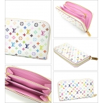 LOUIS VUITTON ルイヴィトン M60241 モノグラムマルチカラー ジッピーウォレット 長財布 ブロン/リッチ