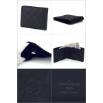 ルイヴィトン2つ折り財布  Louis Vuitton N63124 財布 ダミエ・アンフィニ ポルトフォイユ・ミュルティプル メンズ グレー 