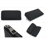 ルイヴィトン  LOUIS VUITTON ヴィトン ダミエ アンフィニ オニキス ジッピーウォレット ヴェルティカル 長財布 N63548
