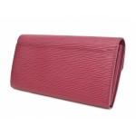 ルイヴィトン LOUIS VUITTON ヴィトン エピ ポルトフォイユ・サラ 二つ折り 長財布M60580