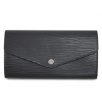 ルイヴィトン　財布　LOUIS VUITTON　ヴィトン　LV　エピ　ファスナー長札　ポルトフォイユ・サラ　ノワール　M60582
