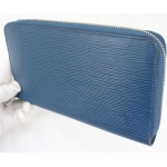 LOUIS VUITTON 【ルイ・ヴィトン】 M60619 ジッピー・オーガナイザー 長財布 LV サイフ エピレザー 青