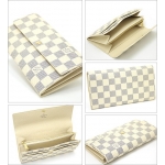 LOUIS VUITTON​ ルイヴィトン 長財布 N61735 ダミエアズール ポルトフォイユ・サラ