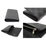 LOUIS VUITTON ルイヴィトン N62665 ダミエグラフィット ポルトフォイユブラザ 2つ折長財布