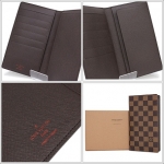 LOUIS VUITTON （ルイヴィトン） ポルトシェキエ・カルトクレディ　二つ折り札入れ ダミエ N62226