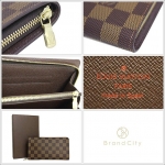 LOUIS VUITTON  ルイ ヴィトン ダミエ ポルトモネ ジップ ラウンドファスナー 長財布 N61728