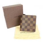 ルイヴィトン 　LOUISVUITTON　ダミエ　ポルトビエ カルトクレディモネ　二つ折り財布　コンパクト財布　N61665