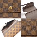 ルイヴィトン 三つ折り長財布 ダミエ ポルトフォイユ インターナショナル N61215 ロングウォレット レディース LOUIS VUITTON